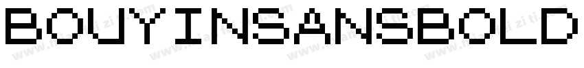 BOUYINSANSBOLD GB字体转换